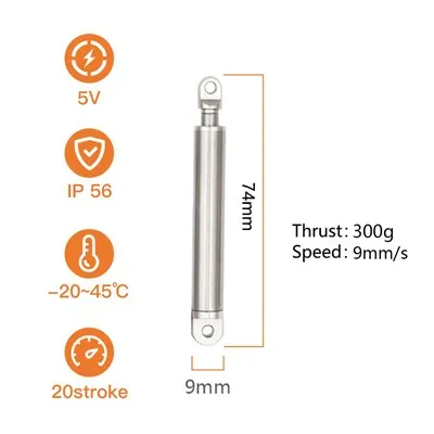 Stainless hlau Linear Actuator